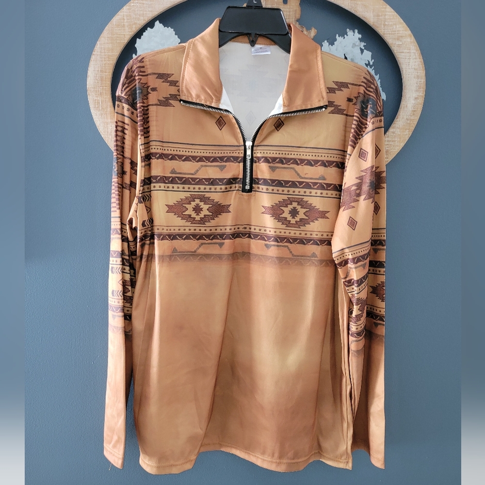 Mens 1/4 Zip Pullover. Sz. Xl.